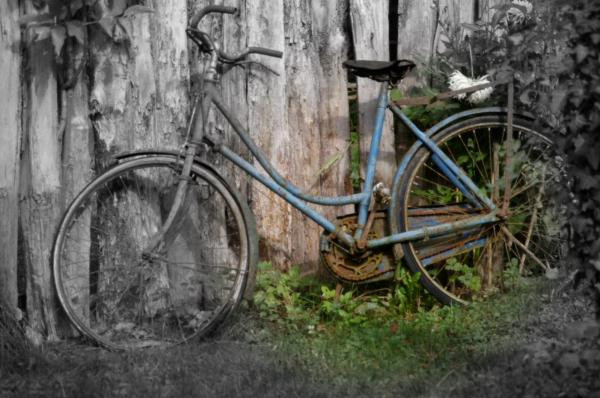 Le vélo bleu