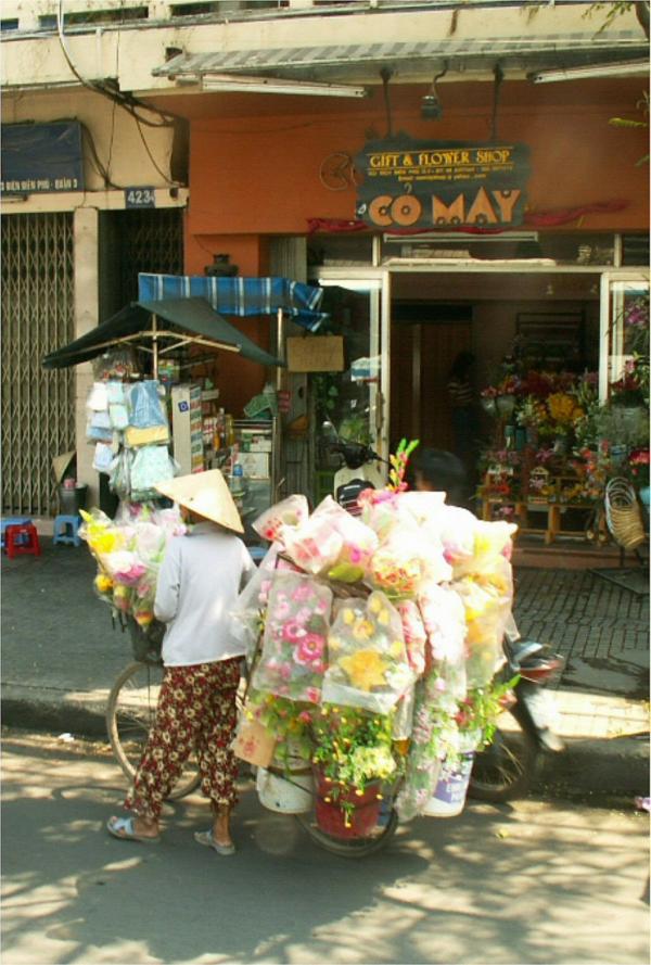 Marchande de fleurs
