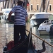 Gondolier à Venise